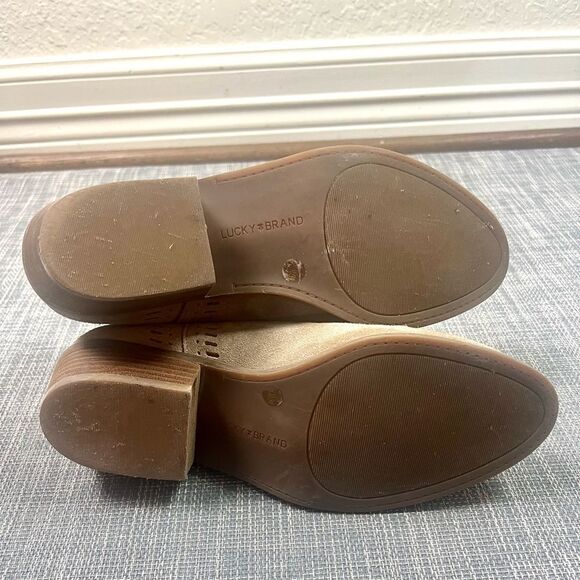 Lucky Brand Francee Suede Leather Ankle Boots - Picture 11 of 11